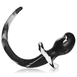 Oxballs Plug Queue Puppy Tail Beagle 9.5 x 5 cm Blanc